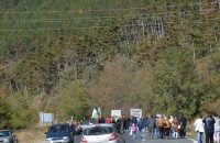 Блокада на Шипка срещу бежански лагер в Казанлък 20.10.2013