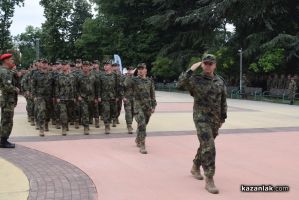 Посрещане на българския военен контингент, участвал в операция на ЕС в Босна и Херцеговина