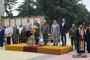 Посрещане на българския военен контингент, участвал в операция на ЕС в Босна и Херцеговина