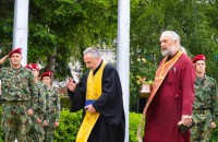 Празник на Казанлък - водосвет и церемония по издигане на знамето