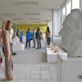Изложба на скулптури в Художествената гимназия