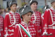 Първи ученически гвардейски отряд и духов оркестър в Казанлък