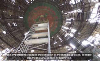 Куполната мозайка на Бузлуджа спешно се нуждае от помощ, за да може да се отвори паметника / Новини от Казанлък