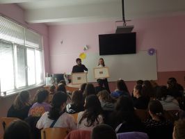 Част от екипа на Художествената галерия гостува с интересна лекция в ОУ “Георги Кирков“