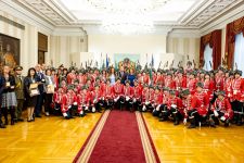 Гвардейският отряд на Механото гостува на президента Румен Радев навръх 6 май