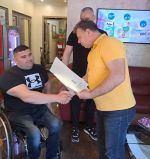 Поздравления от кмета Галина Стоянова за последните успехи на параолимпиеца Ружди Ружди