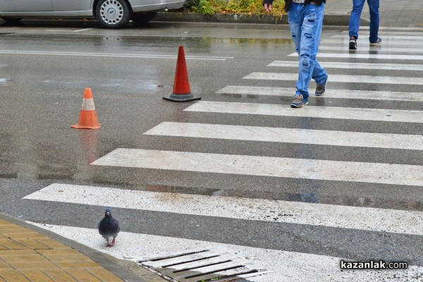 Блъснаха мъж и 12-годишно дете на пешеходна пътека в Казанлък / Новини от Казанлък