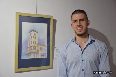 Калоян Янакиев с първа самостоятелна изложба  / Новини от Казанлък