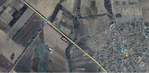 Продава земеделска земя с лице на главен път Тулово-Стара Загора